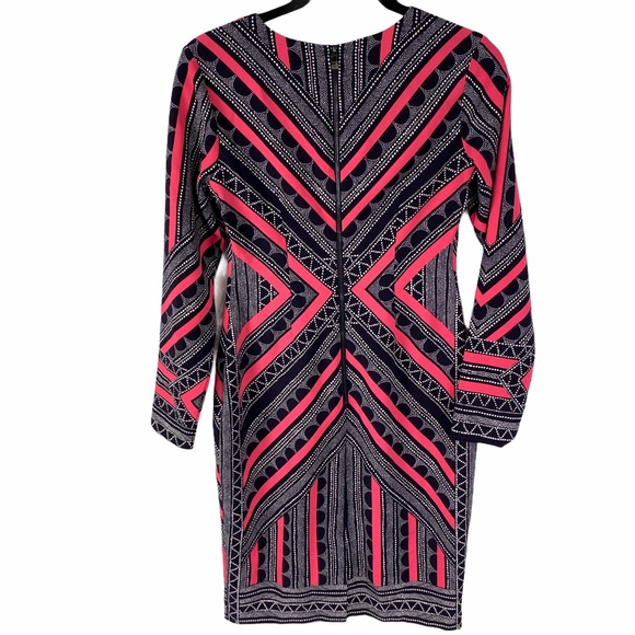 Vince Camuto Sheath Dress Size 6 Dark Purple Pink - Picture 4 of 6